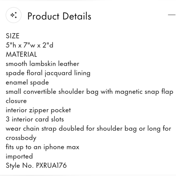 🔹️Kate Spade 🔹️Amelia Small Convertible Chain Shoulder Bag ✨️🩷 - Picture 3 of 12